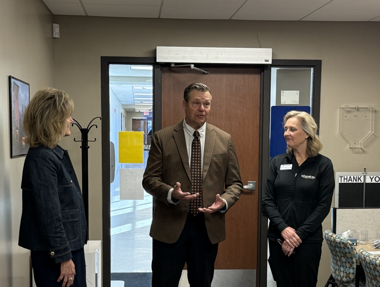 --This week, the Kansas AG's office delivered a naloxone distribution box to Washburn University, providing free, easy access to this critical overdose-reversal medication for students, faculty, and visitors.- courtesy photo