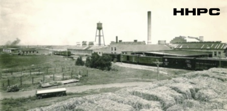 Western Straw - Central Fibre Products - 100 N. Halstead -  c. 1920s (with Straw Bales). Courtesy of the Conard-Harmon Collection.