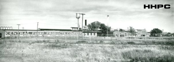 Western Straw - Central Fibre Products - 100 N. Halstead -  c. 1957 (Next Year Became Packaging Corp. of America). Courtesy of the Conard-Harmon Collection.