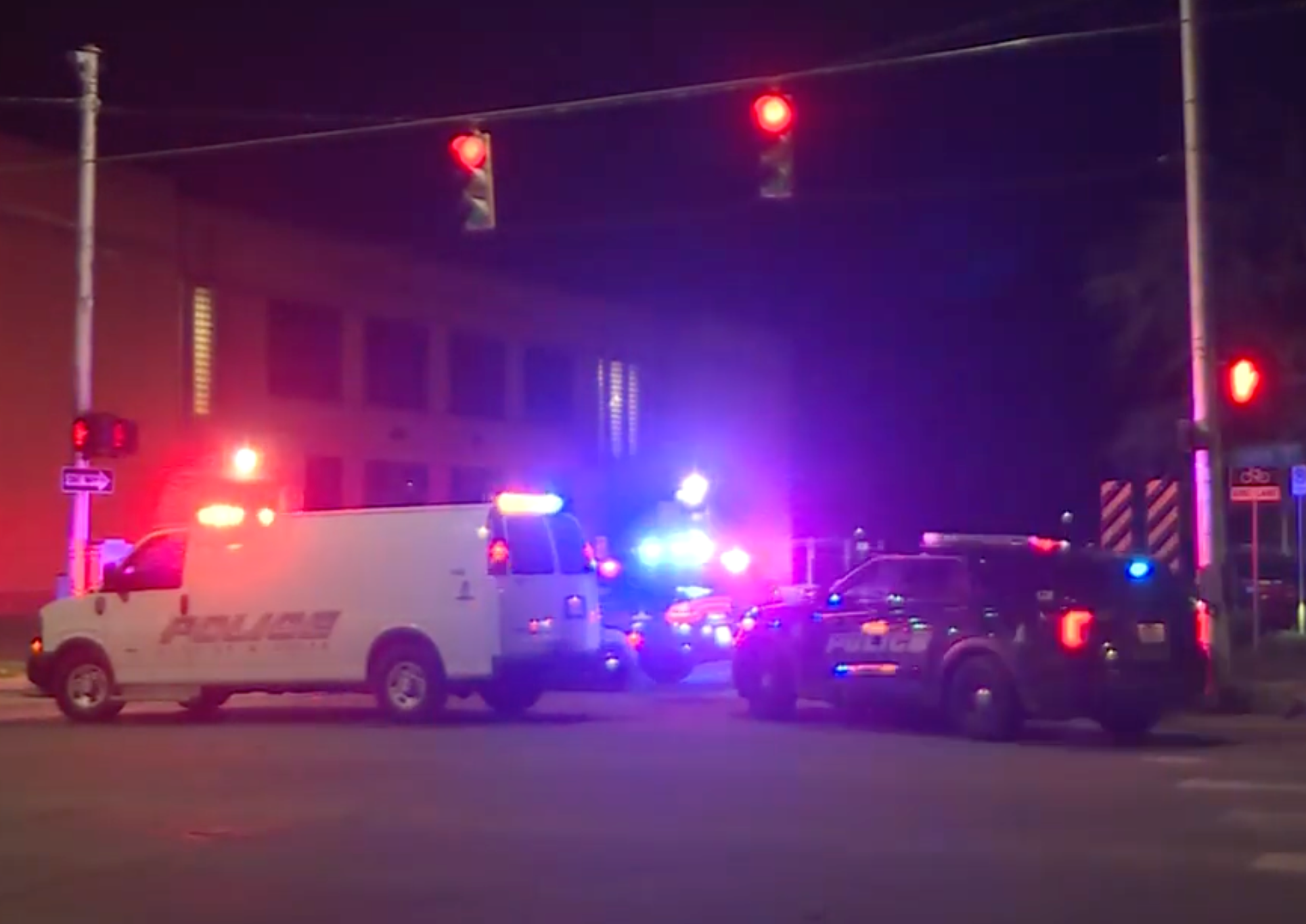 First responders on the scene Wednesday -photo courtesy KWCH