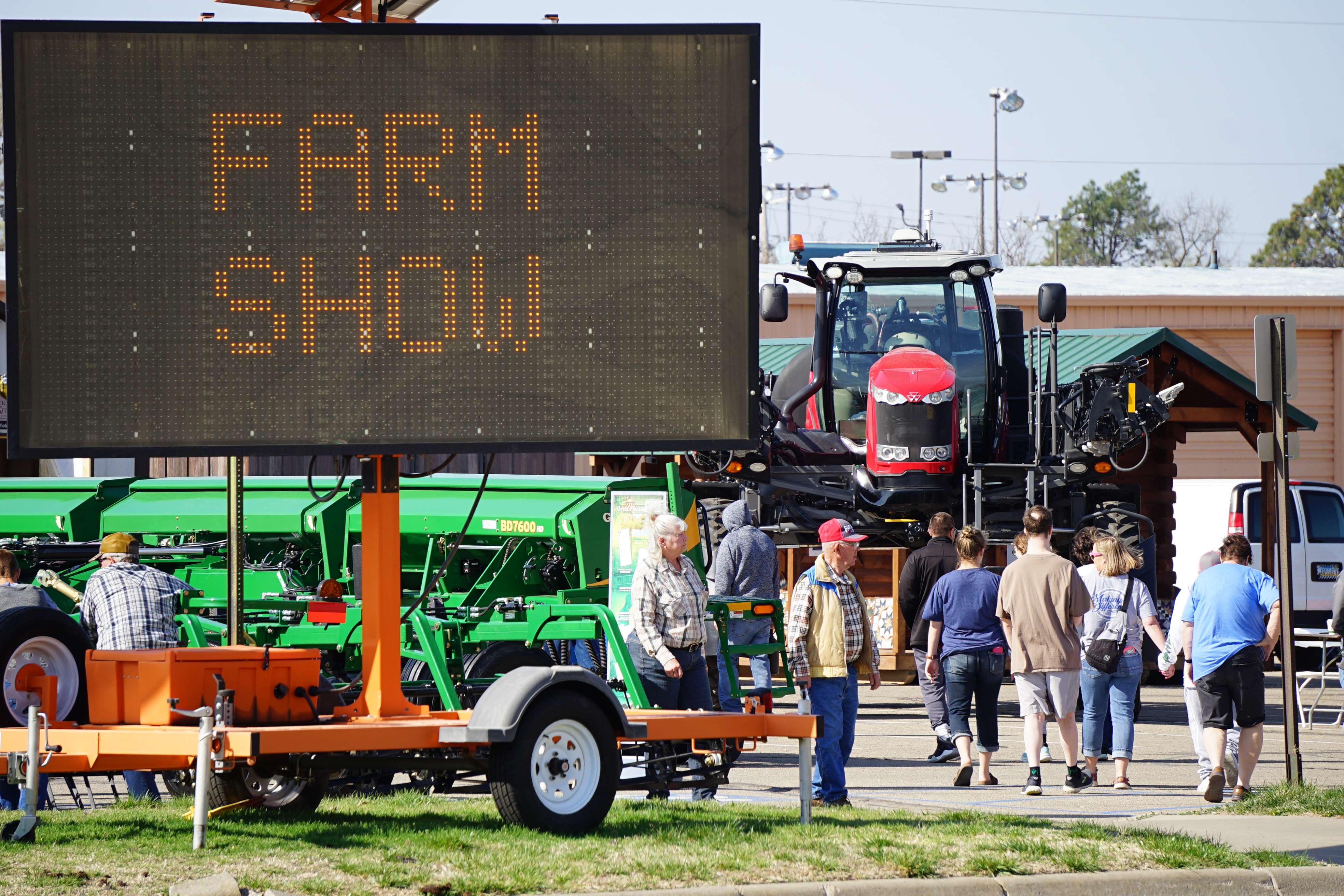 Event goers of the Mid America Farm Expo gather to explore the latest technology and farm equipment, network with agriculturalists and learn more about the farming world - Salina Area Chamber of Commerce