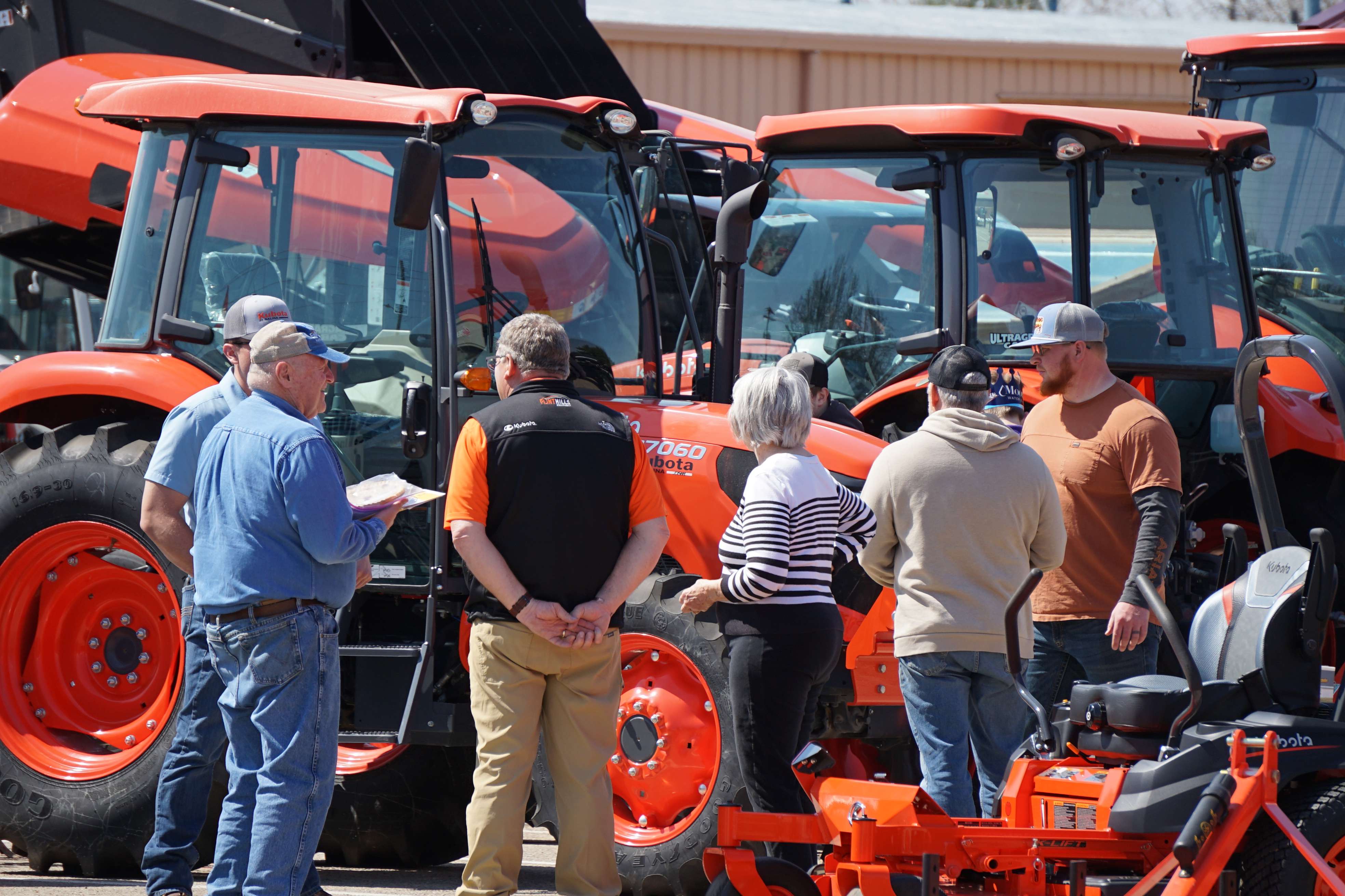 Attendees view Kubota equipment during Mid America Farm Expo - Salina Area Chamber of Commerce