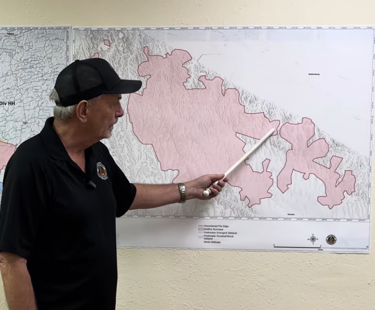 Cottonwood Fire update Rocky Mountain Incident Management Team One operations official Rob Powell