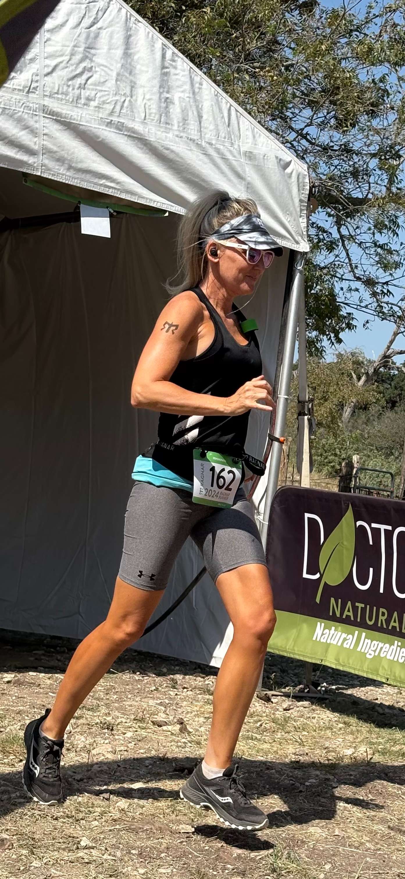 Kari Fear (52) running during previous race competitions.