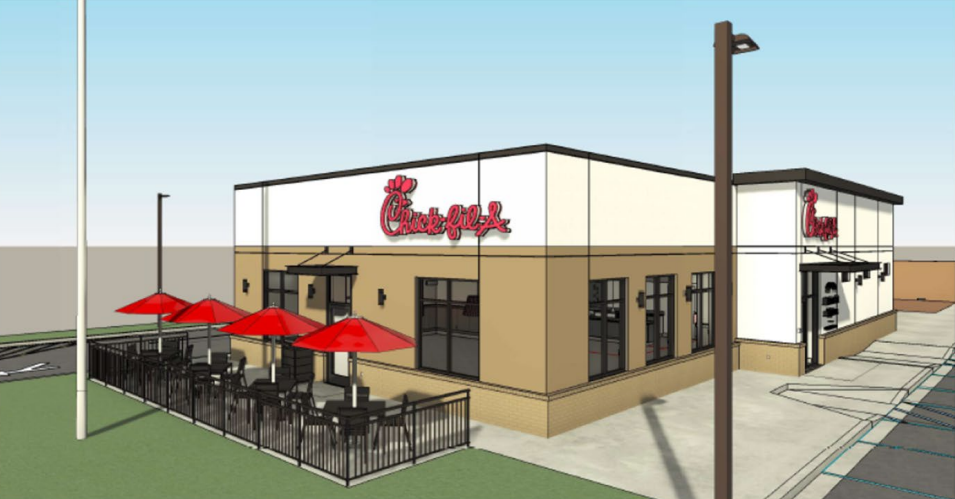 A Chick-fil-A restaurant is planned to be built this year in Hays at 3404 Vine. Courtesy image&nbsp;