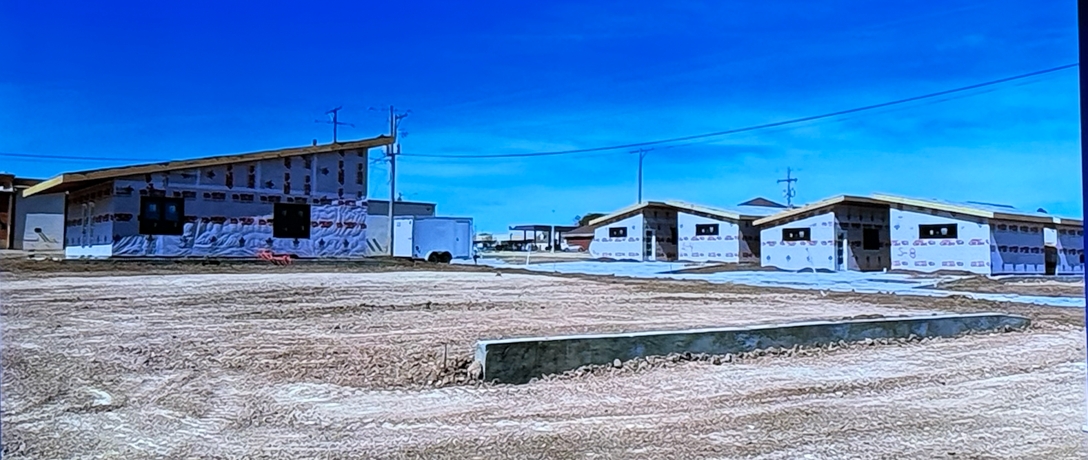 Extended-stay tiny homes being built at 27th and Canal. Courtesy photo