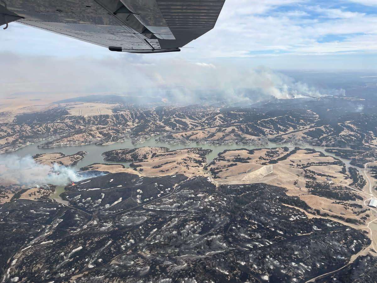 Aerial view of the Cottonwood Fire covering parts of Lincoln, Dawson, and Frontier Counties in Western Nebraska wildfire March, 2026. (Courtesy Rocky Mountain Complex Incident Management).jpg