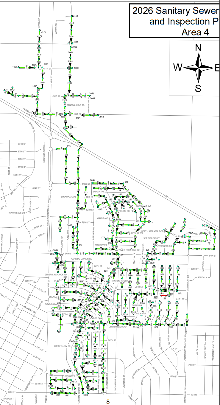 2026 sanitary sewer cleaning and inspection plan. City of Hays