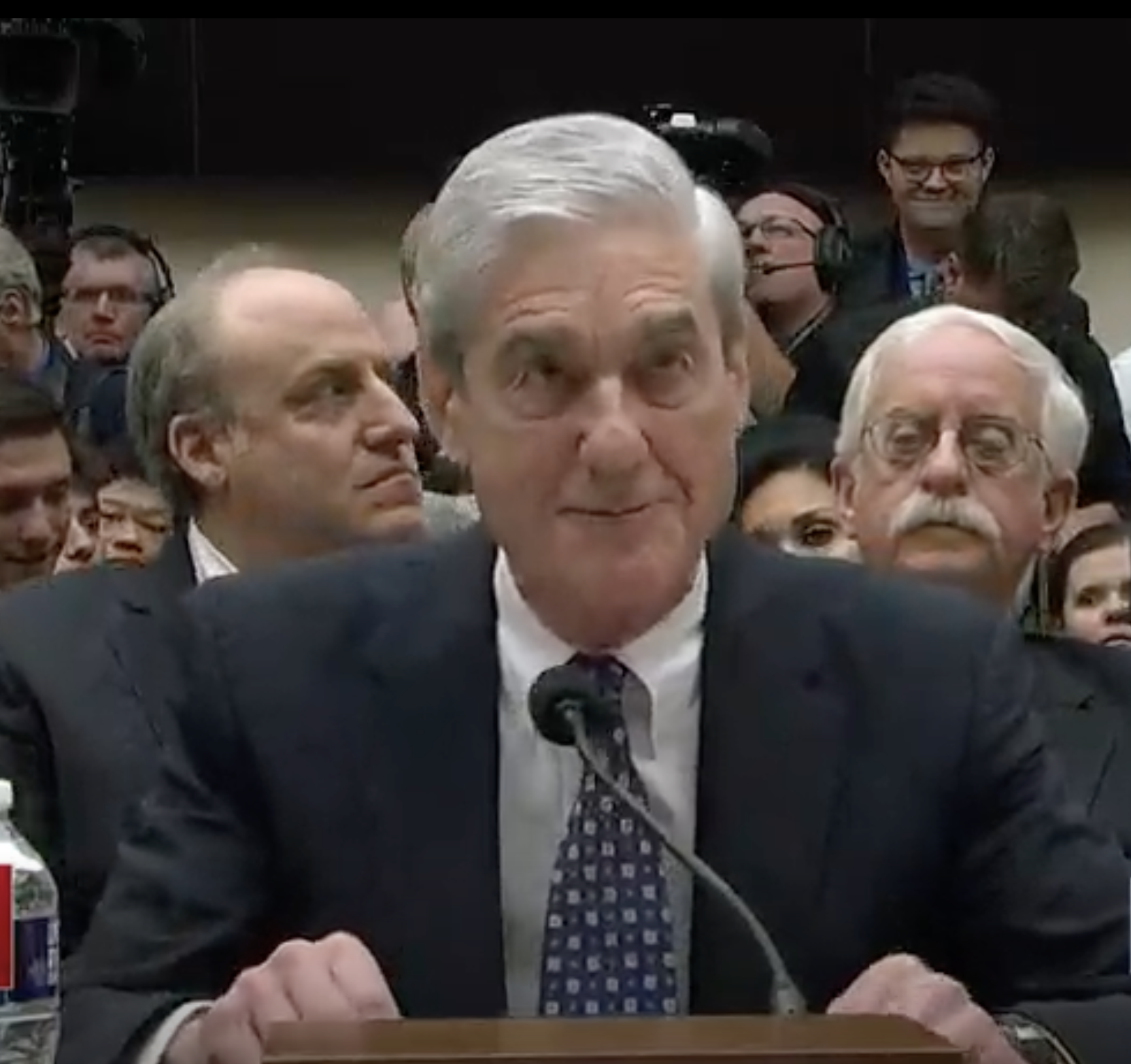 Former Special Counsel Robert Mueller provided an opening statement during his testimony before the House Judiciary and House Intelligence Committees on the Russia investigation and the published report released by his office.-image courtesy CSPAN