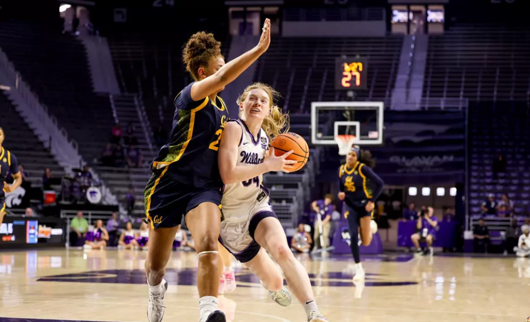 K-State Women's Basketball vs California - 2026 WBIT Second Round - Bramlage Coliseum - Manhattan, Kansas - Final Score: KSU 75, CAL 83(Photo courtesy K-State Athletic Communications)
