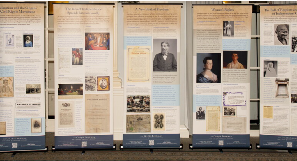 &nbsp;“Declaration 1776: The Big Bang of Modern Democracy.” Photo courtesy Gilder Lehrman Institute of American History&nbsp;