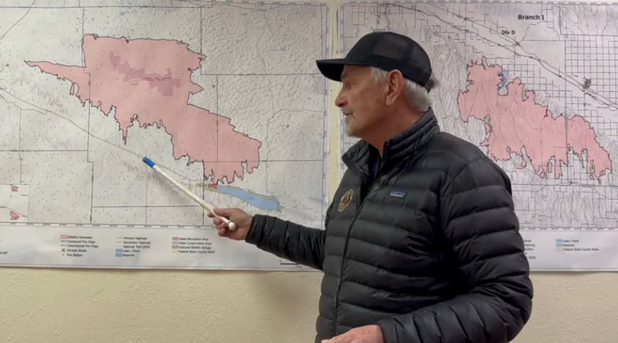 Rob Powell Operations Section Chief with Rocky Mountain Complex Incident Team 1 March 24, 2026.