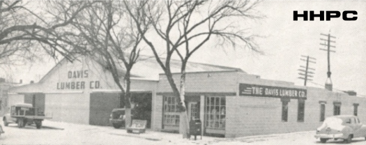 Davis Lumber Co. - 732 E. 1st - 1949. Courtesy of the Conard-Harmon Collection.