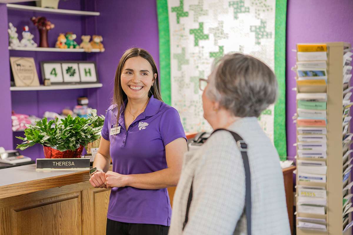 Through the Kansas Community Health Worker program, K‑State Extension specialists like Karissa Frasier are building bridges to local services and improving health outcomes for their neighbors. Photo courtesy K-State Extension