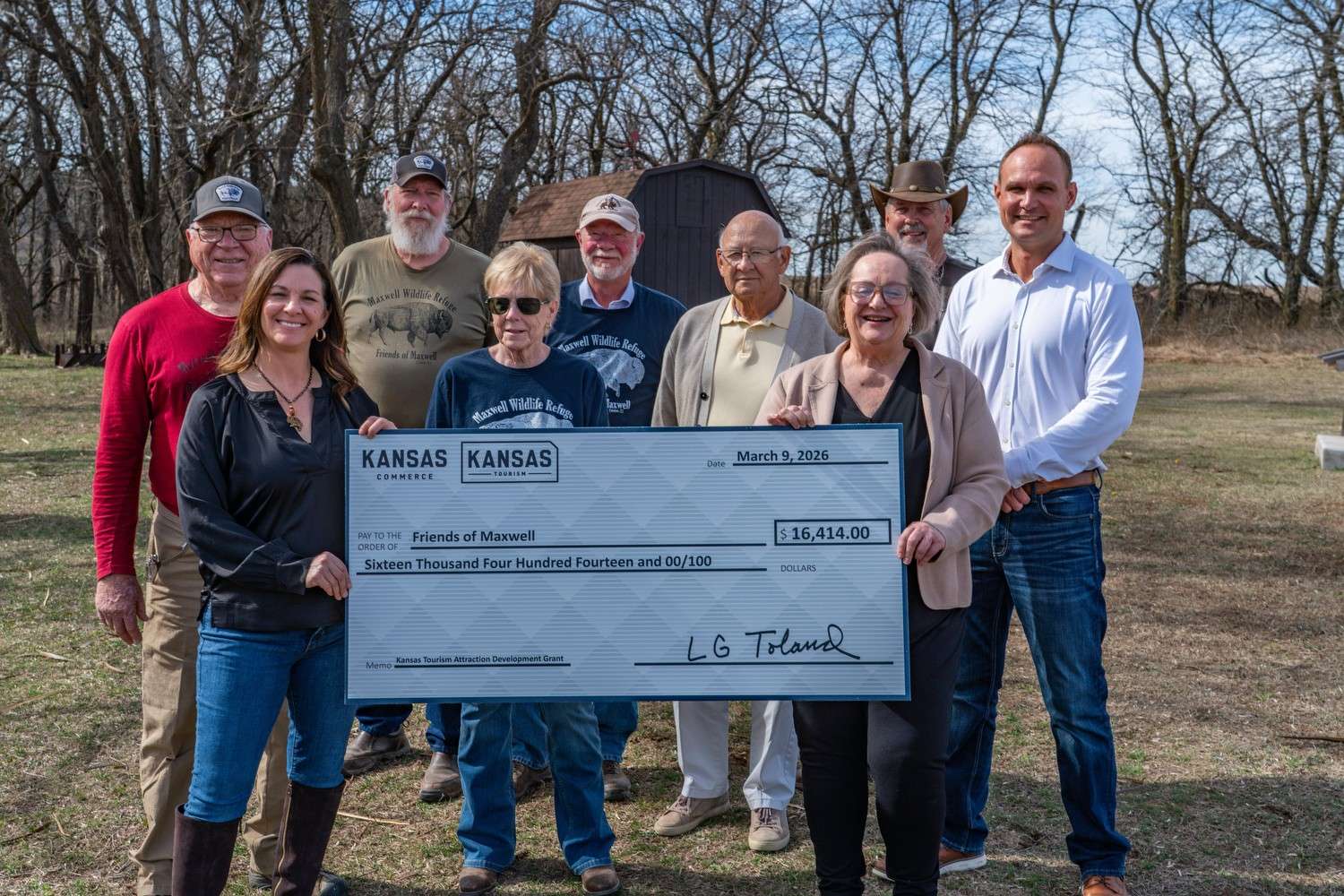 Maxwell Wildlife Refuge receives $16,414 grant from Kansas Tourism - Courtesy photo