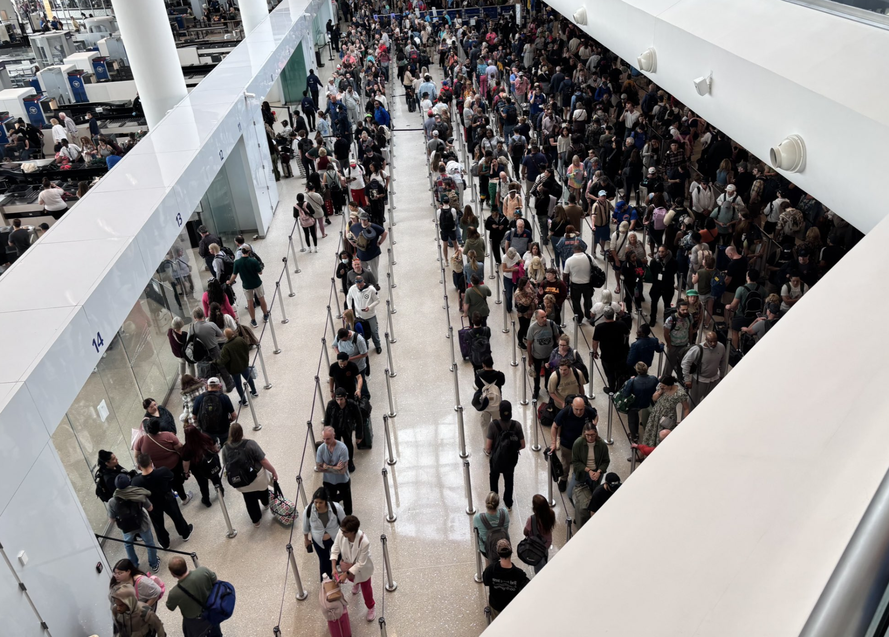 Spring break travel held hostage -photo TSA