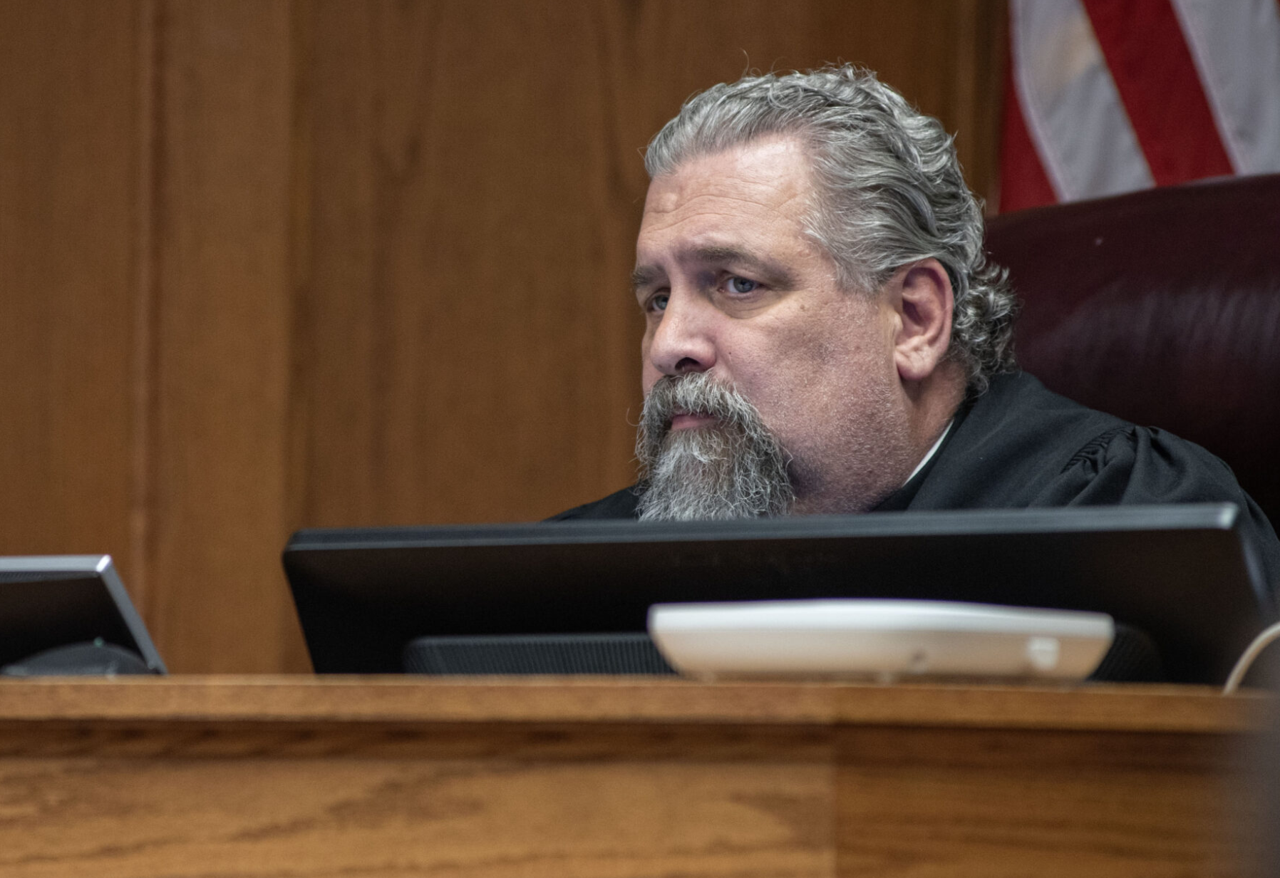 Cole County Circuit Court Judge Brian Stumpe ruled Friday that Missouri's gerrymandered congressional district map will be in effect until signature verification is complete. (Annelise Hanshaw/Missouri Independent).