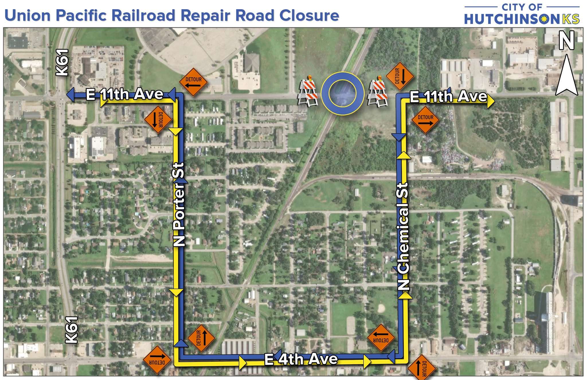 Map courtesy City of Hutchinson