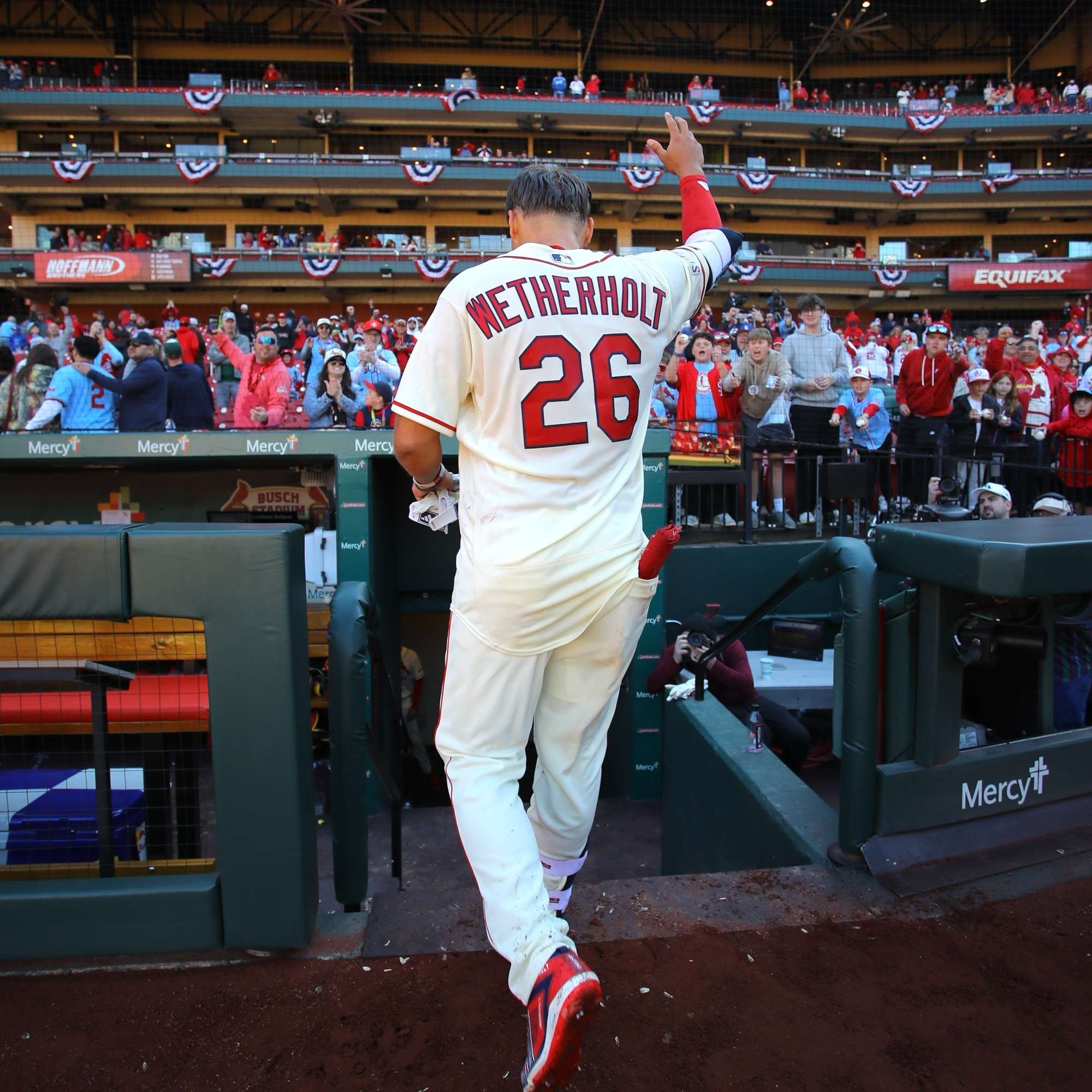 St. Louis Cardinals rookie JJ Wetherholt's two RBI single in the bottom of the 10th gave the Cardinals a 6-5 win over the Rays on Saturday afternoon, improving to 2-0.&nbsp;