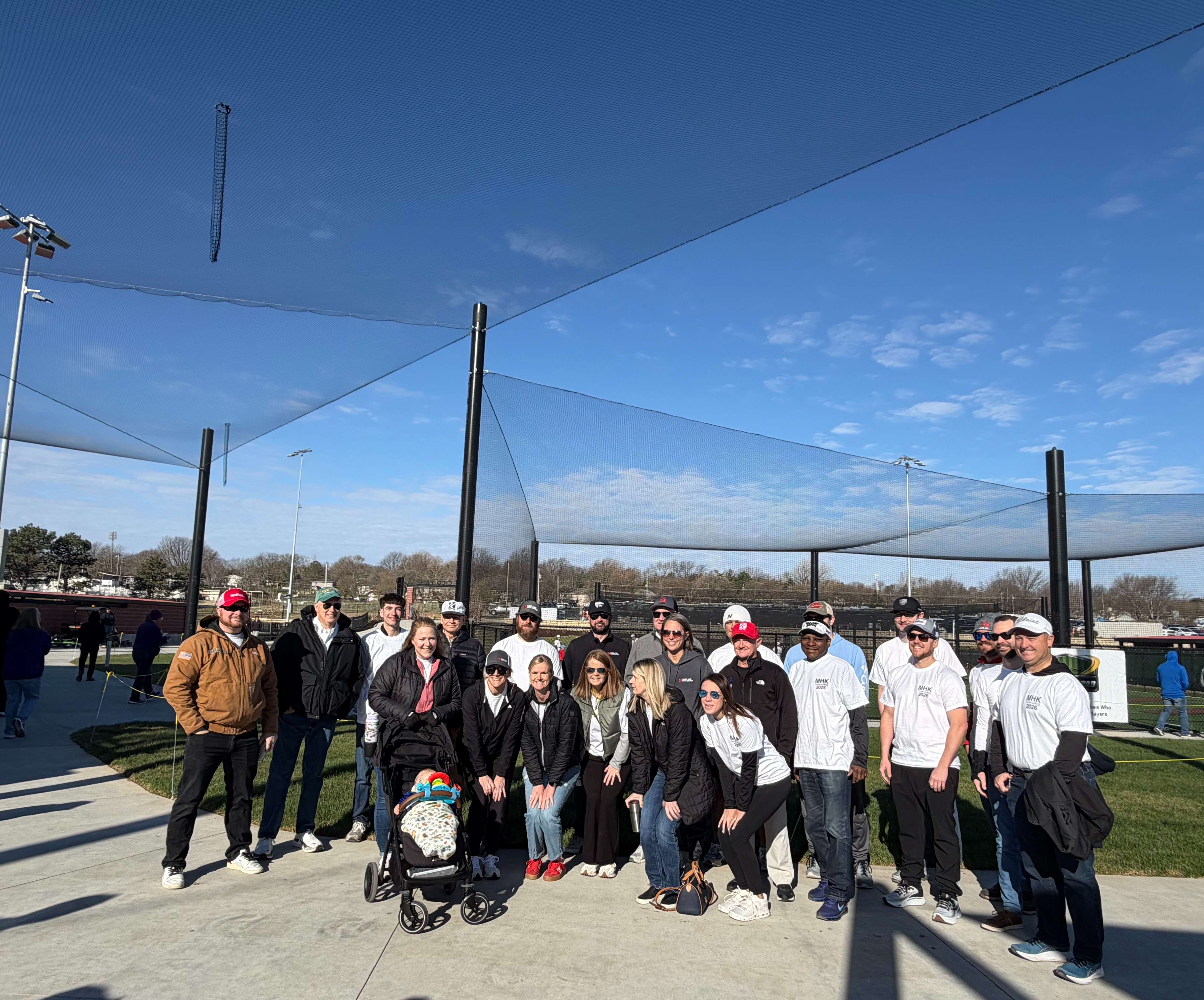 Steel and Pipe Supply Team that was present for the Grand Opening of the all new Steel and Pipe Supply Ballpark at Cico Park.