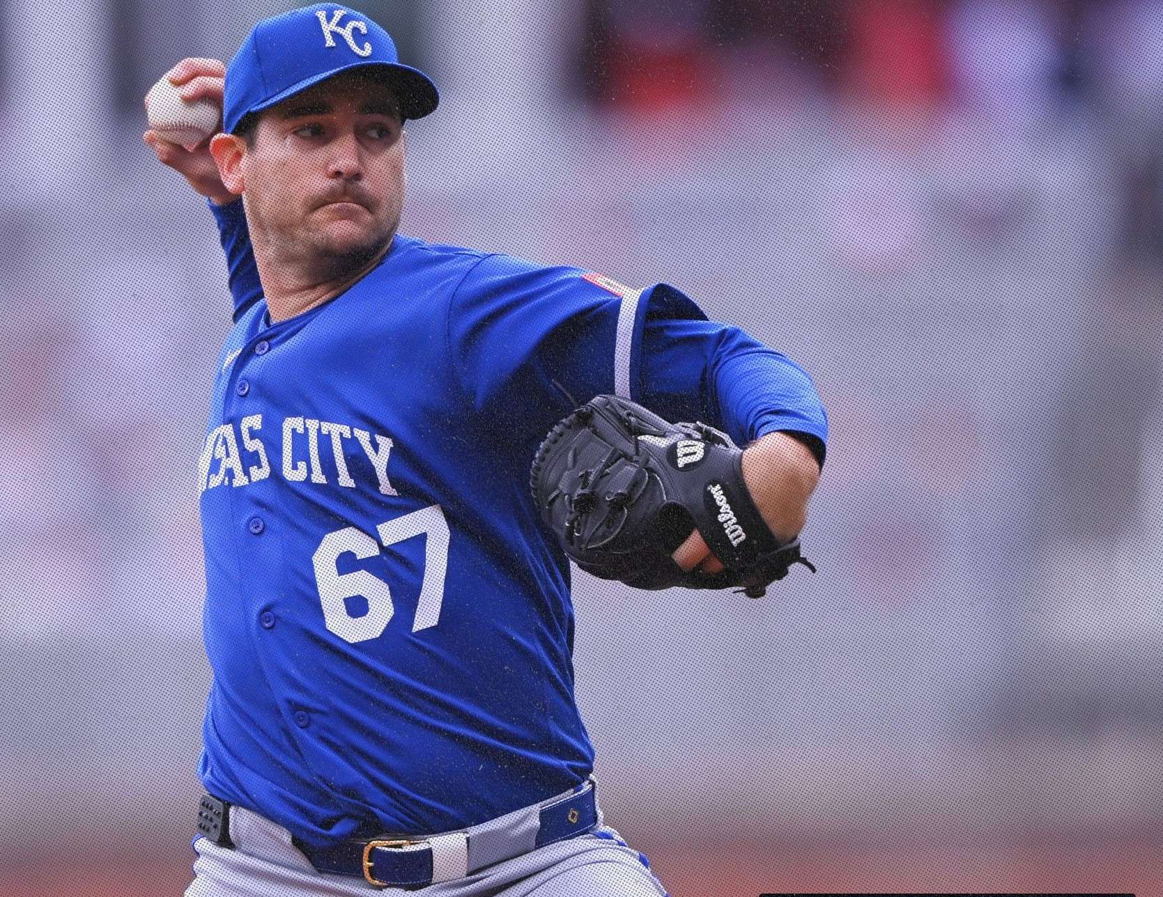 Seth Lugo put on a dominant performance on the mound, giving up five hits over 6.1 shutout innings while striking out three as the Kansas City Royals earned their first win of the season beating the Atlanta Braves 4-1/ Photo courtesy of the Royals on X