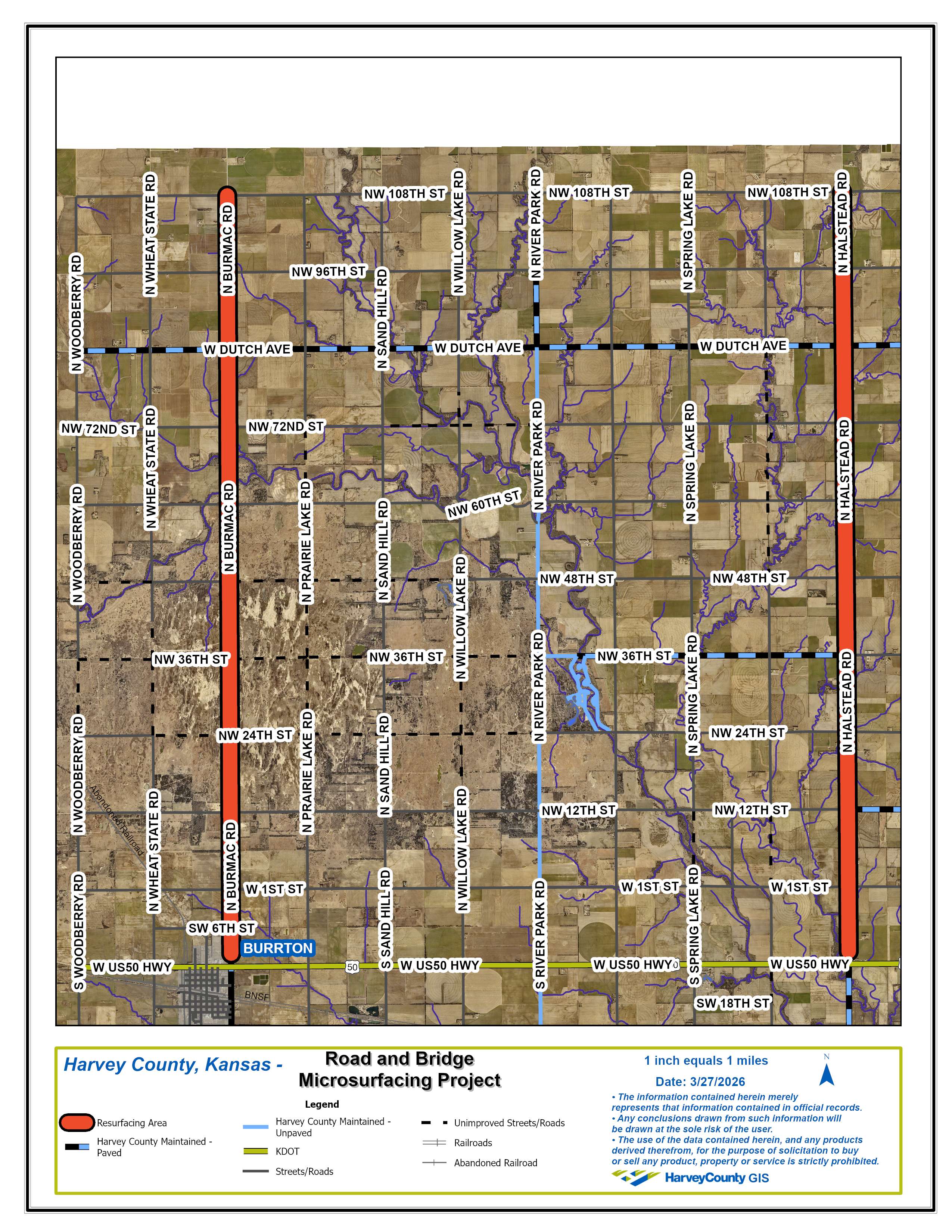 (Map courtesy of Harvey County)