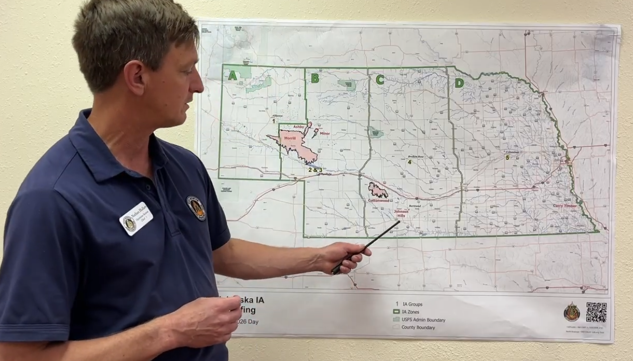 Nathan Hallam Operations Section Chief with Rocky Mountain Complex Incident Management Team 2 March 31, 2026.