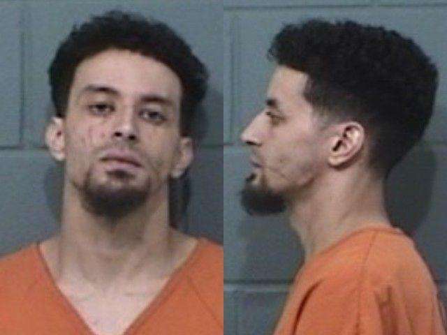 Richard Goodrum, Use/possess with intent to use drug paraphernalia into human body; Possession of controlled substance; Criminal deprivation of property; Domestic battery; Knowing or reckless bodily harm to family/person in dating relationship, arrested 03/23