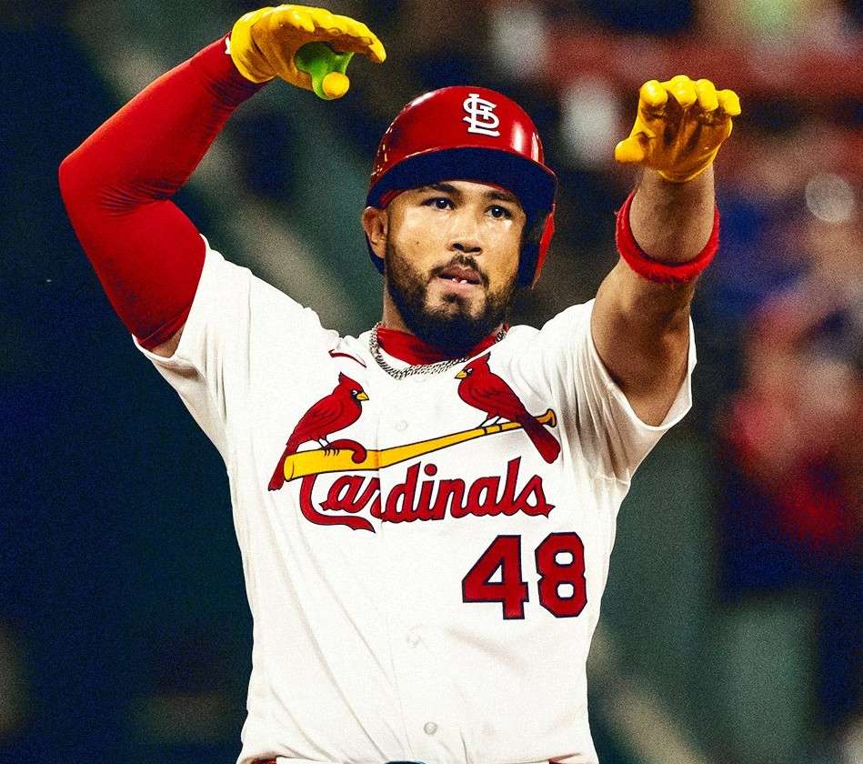 St. Louis catcher&nbsp;Iván Herrera opened the scoring with a two run double in the third and the Cardinals never looked back, beating the New York Mets 3-0 to bounce back and snap a short two game losing skid/ Photo courtesy of the Cardinals on X