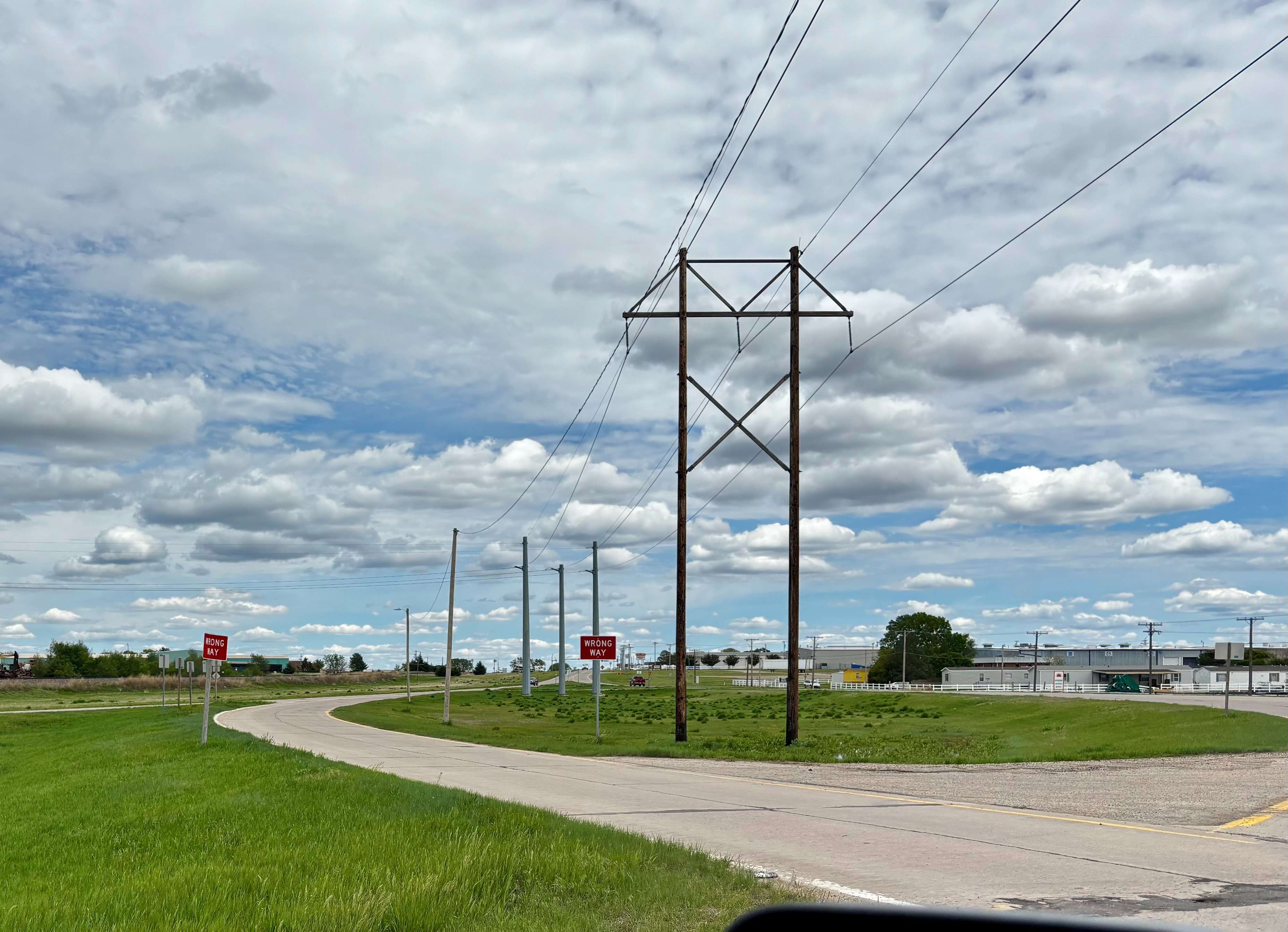 The interchange of Old Highway 40 and Eighth Street in Hays from April 2025. Photo By Tony Guerrero/Hays Post