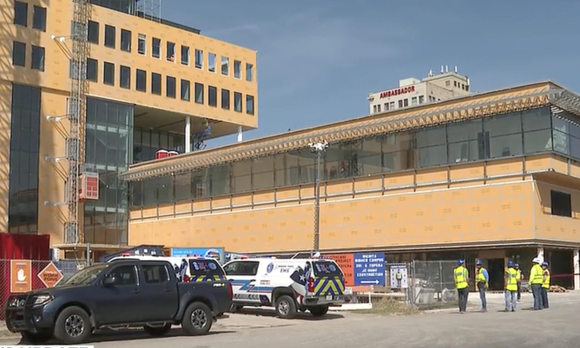 First responders on the scene photo courtesy KWCH