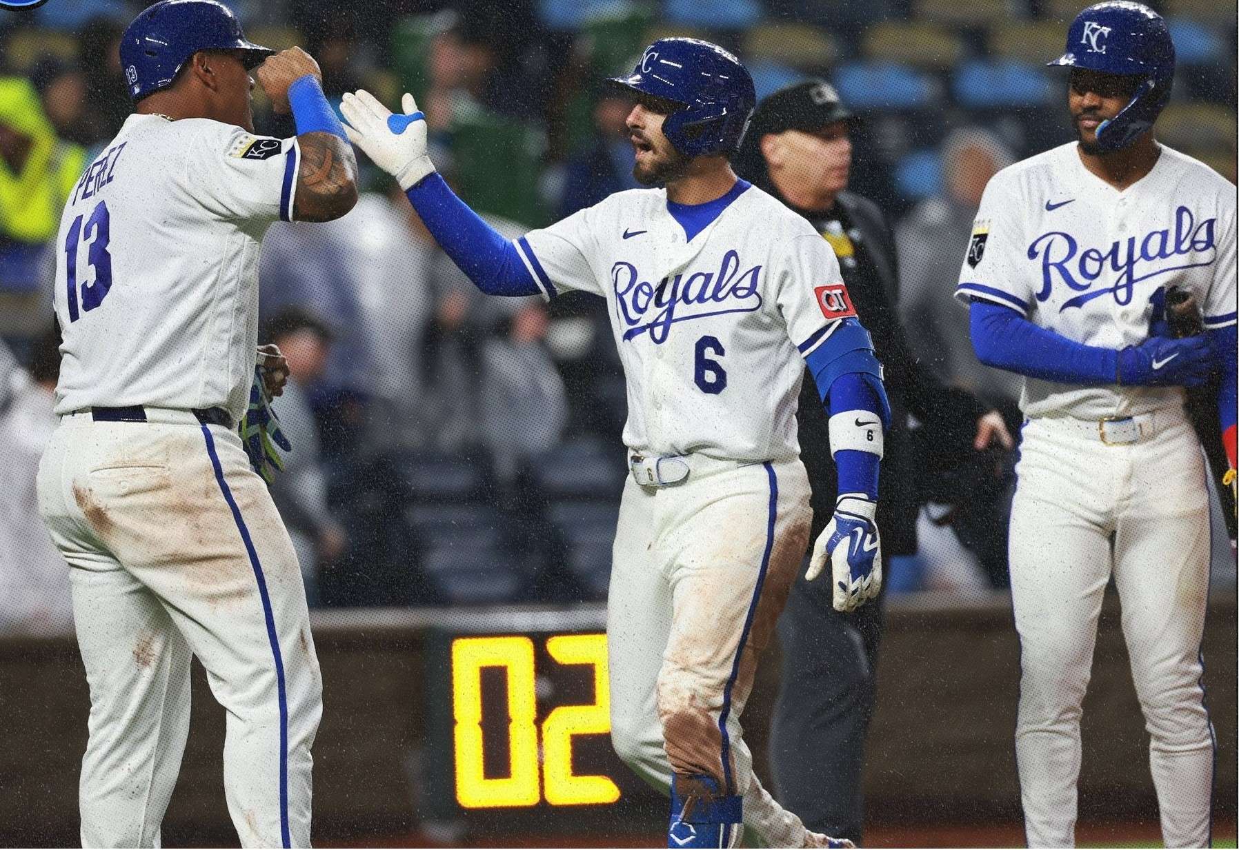Jonathan India's sixth inning grand slam helped back a strong start from St. Joseph's Noah Cameron and push the Kansas City Royals to a 13-9 victory over the Minnesota Twins for their third win in a row/ Photo courtesy of the Royals on X