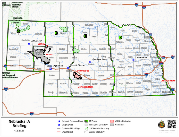 Initial Attack Map, April 2, 2026