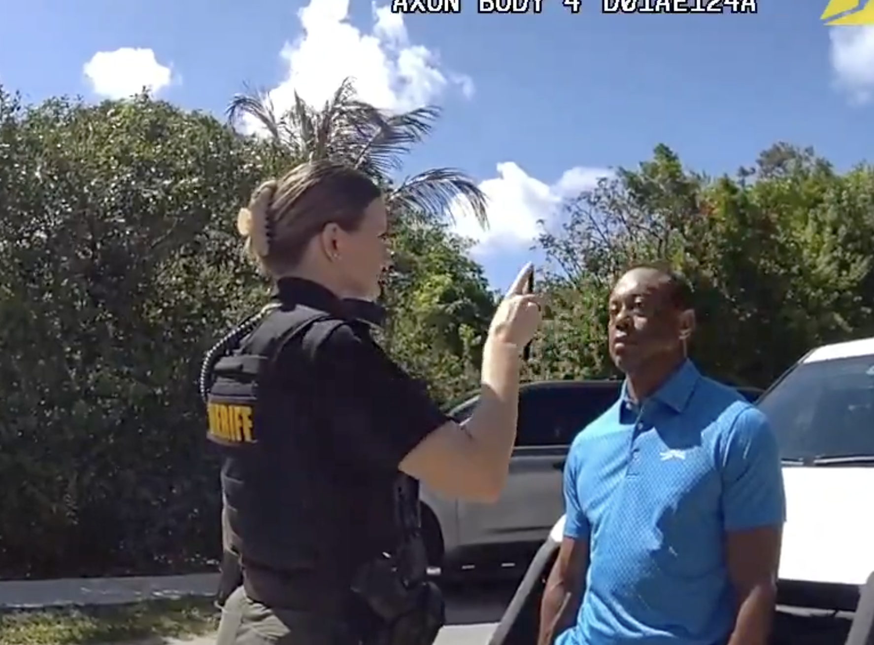 Image from Martin County sheriff bodycam video