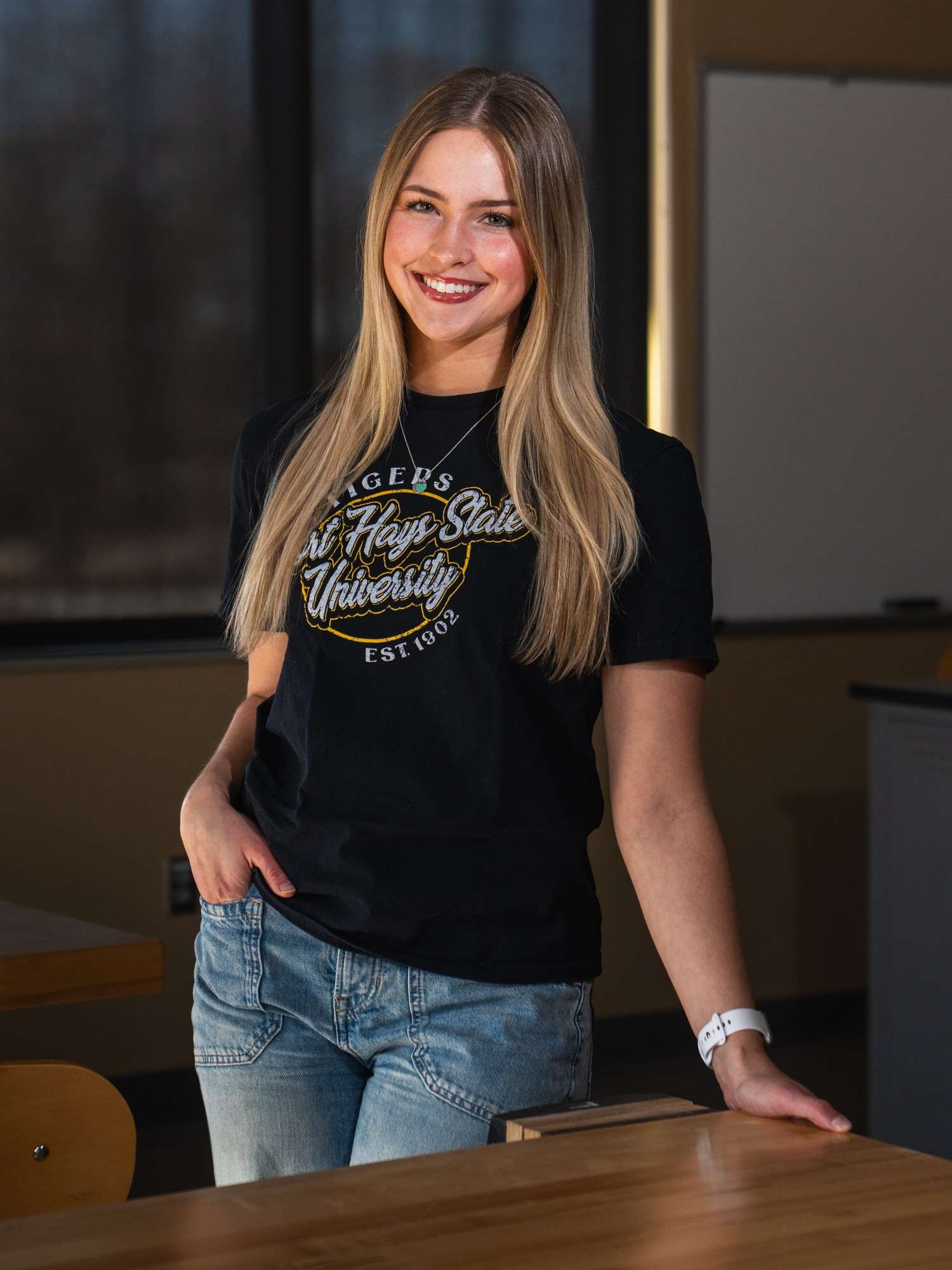 Harper Lubbers. Photo courtesy Fort Hays State University