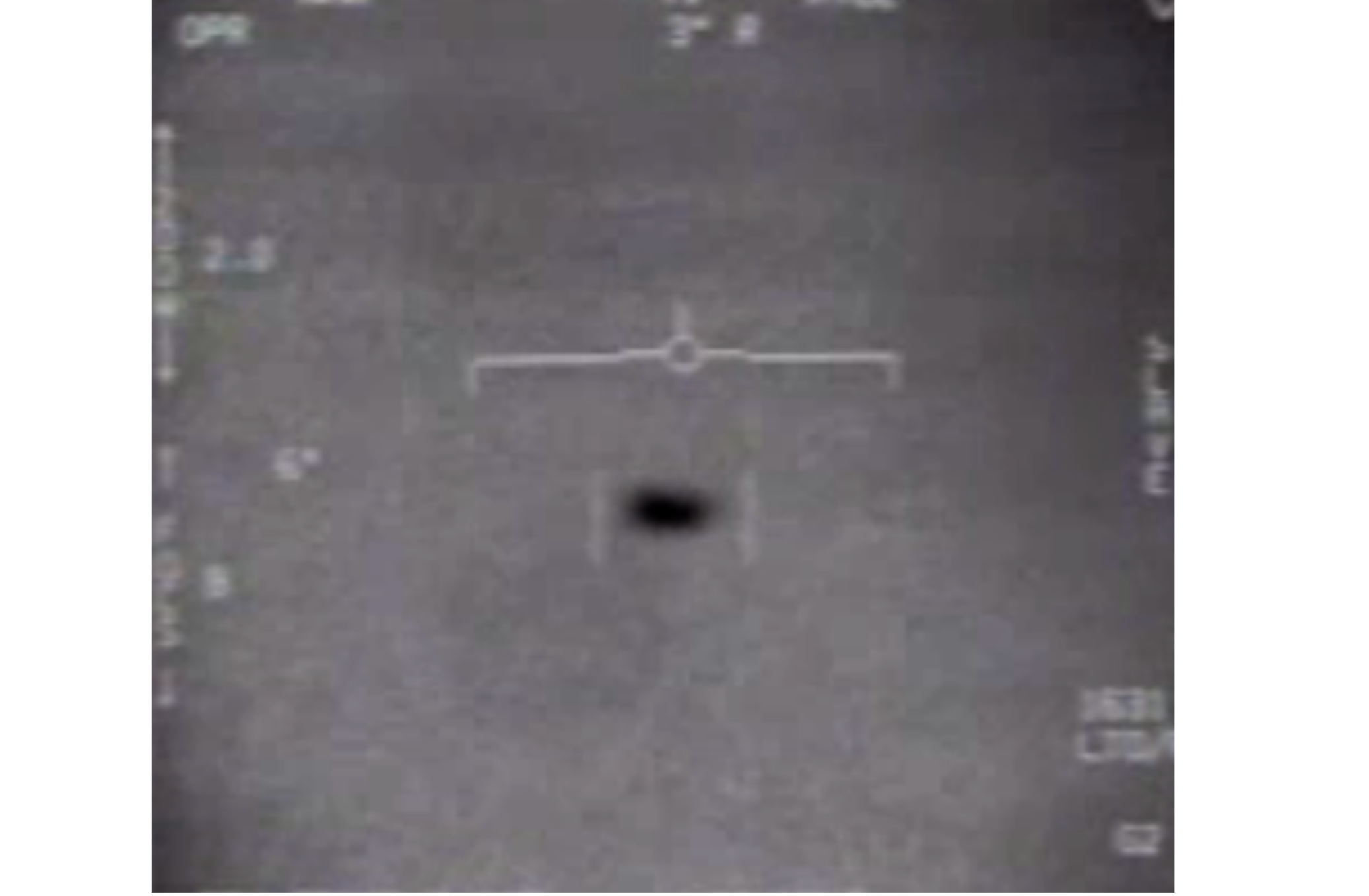 UFO image courtesy U.S. Department of Defense Naval Air System Command