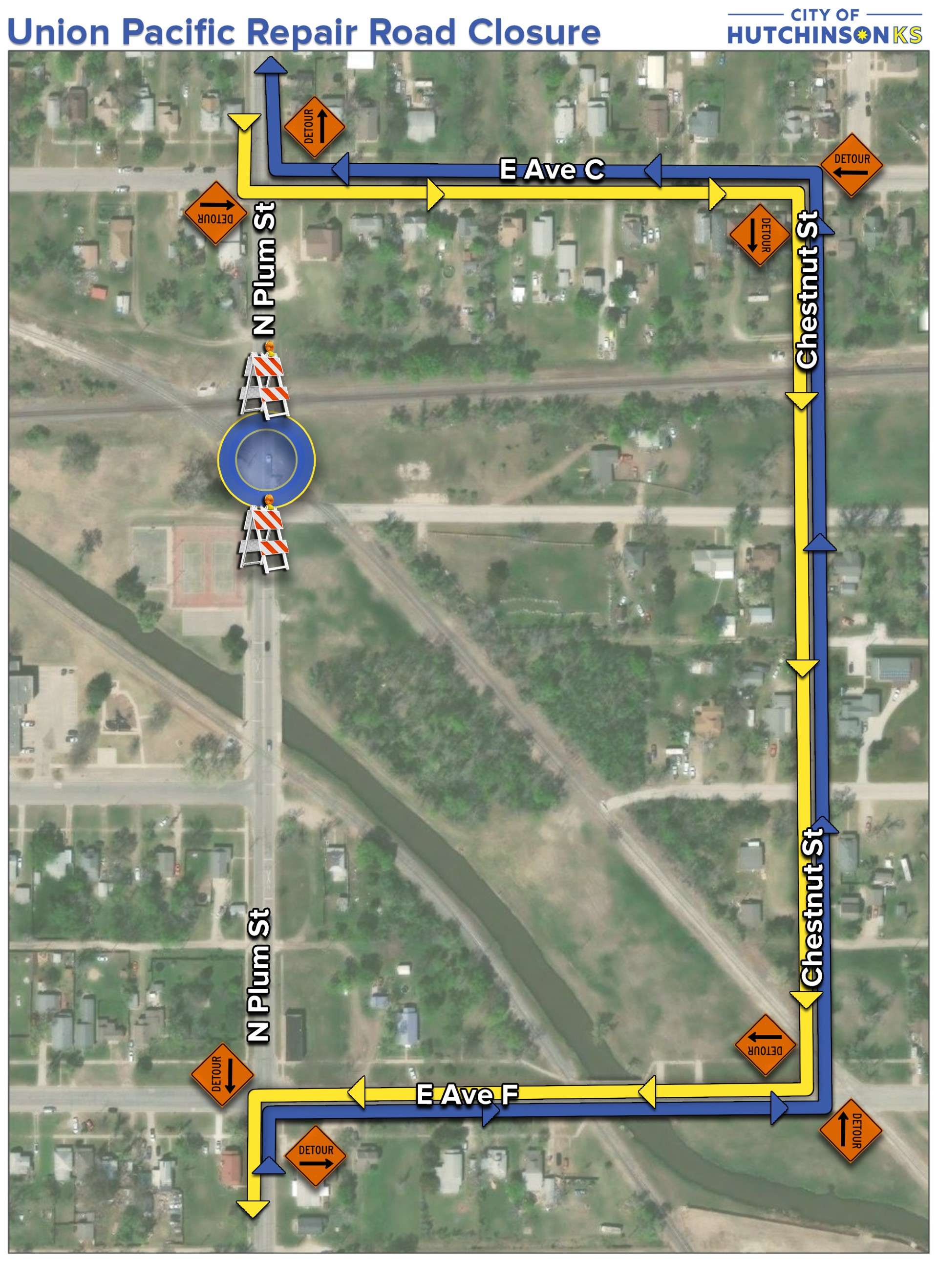Map courtesy City of Hutchinson 