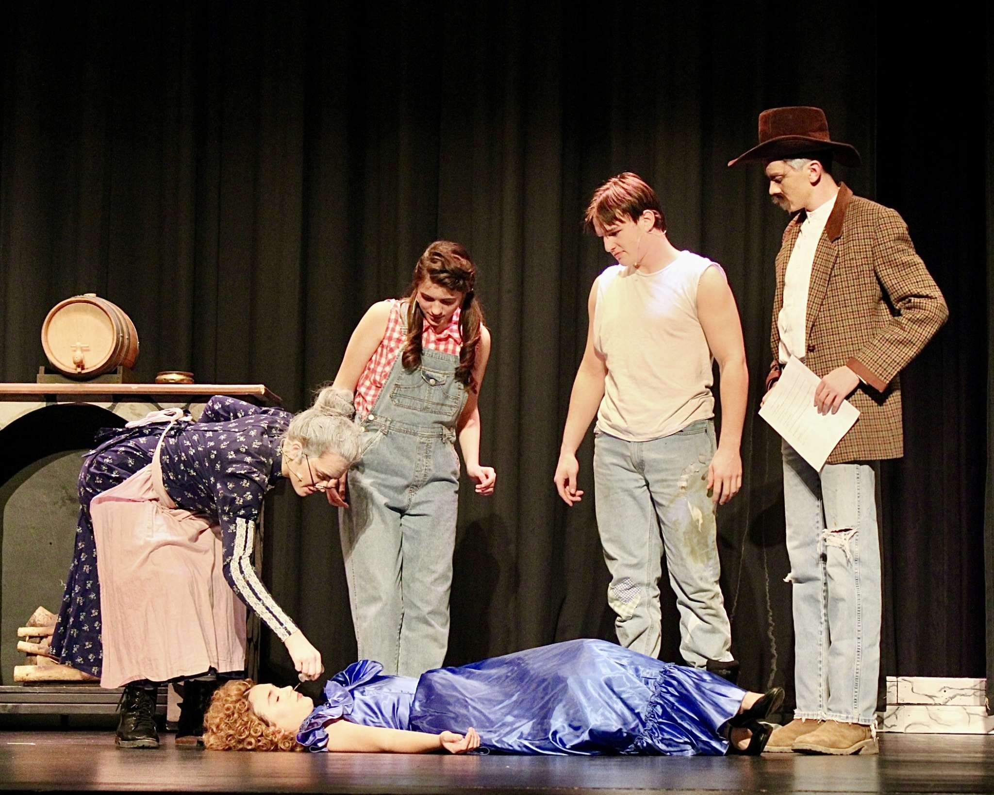 The Clampett family at their cabin. Photo by Tony Guerrero/Hays Post 