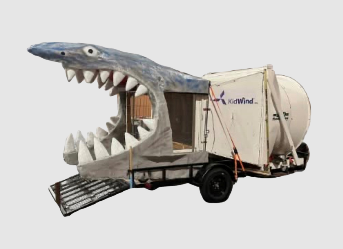 Shark wind speed tunnel. KidWind