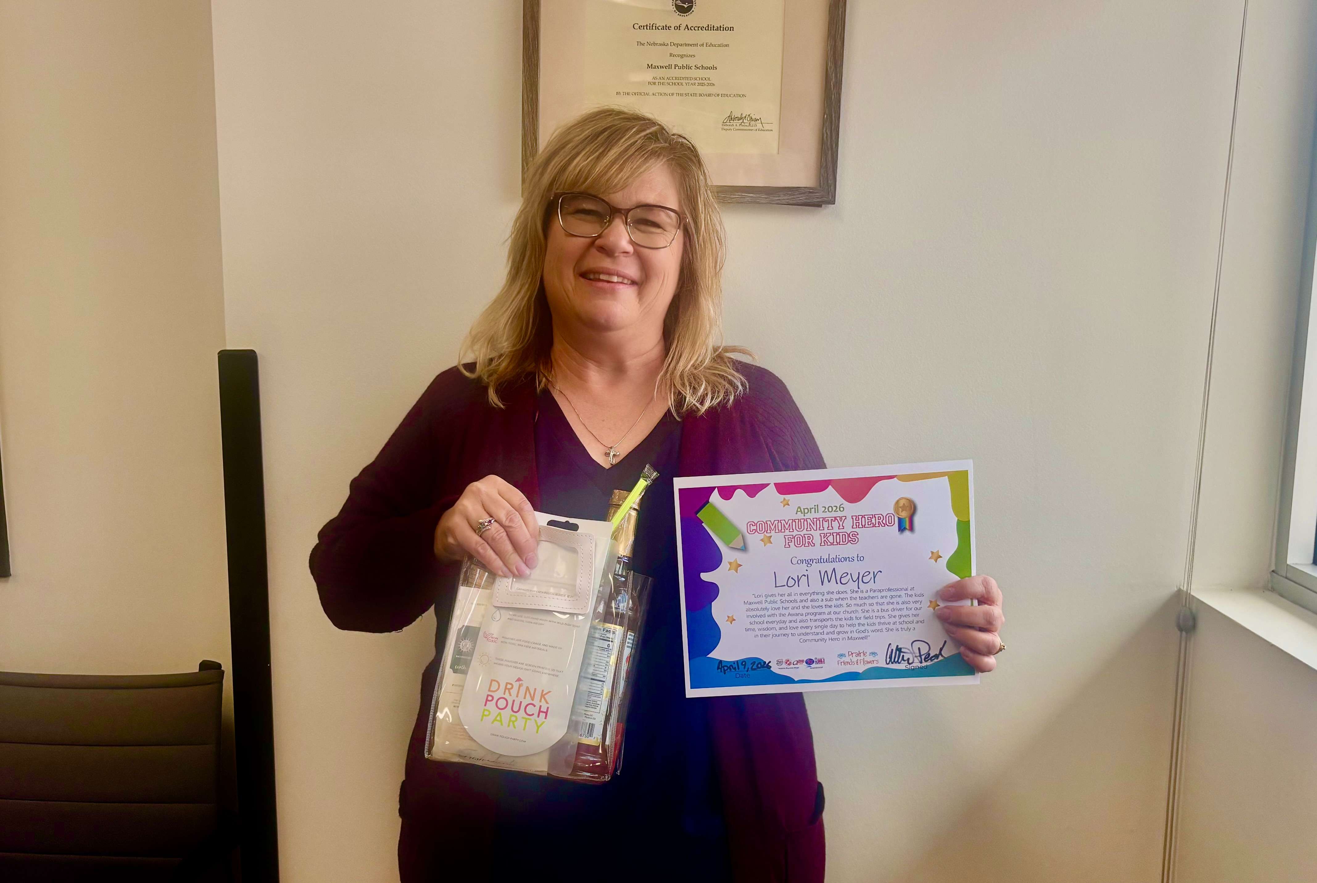 Lori Meyer April Community Hero for Kids
