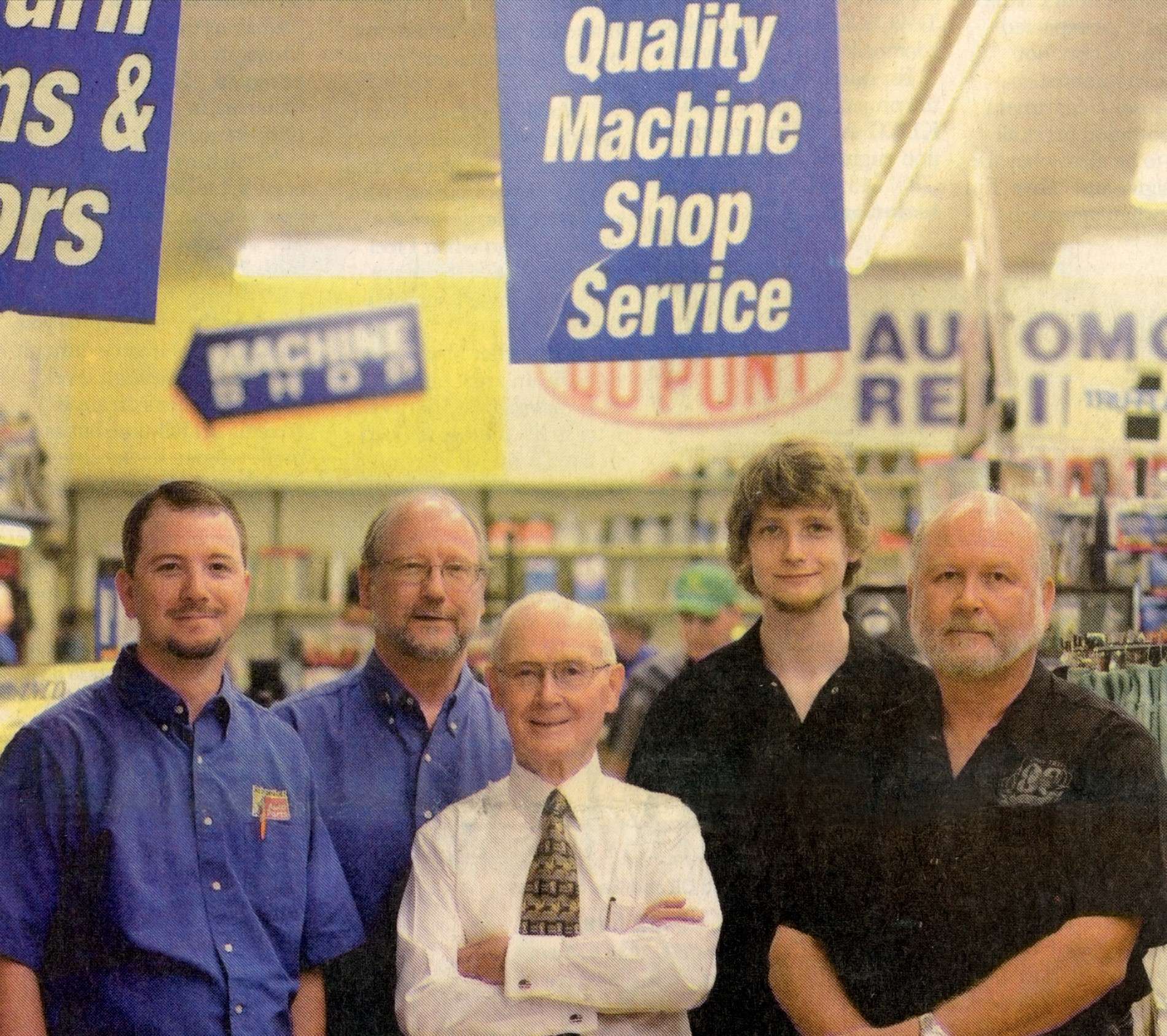 Ryan Bickle, Tim Bickle, Don Bickle Sr., Jacob Bickle and Don Bickle Jr. Courtesy photo