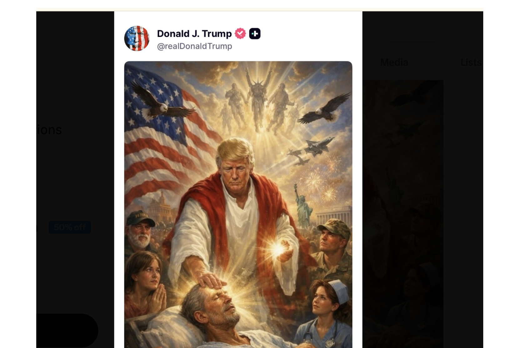 🎥President Trump explains controversial post amid pope feud