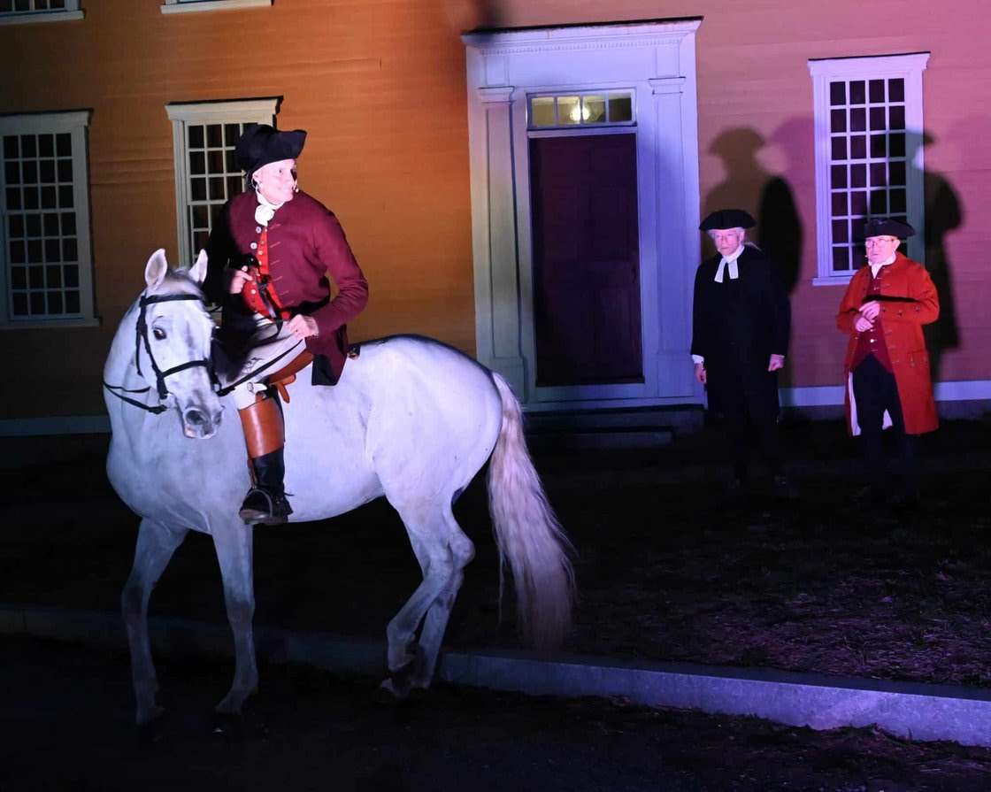 The Lexington Minute Men will be reenacting Paul Revere's historic ride into Lexington on Friday, April 19. (Photo Courtesy Lexington Minute Men)