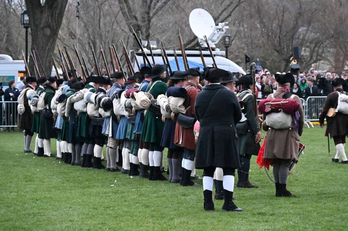 The Lexington Minute Men will honor America250 by bringing to life the Battle of Lexington, the historic battle in which the Shot Heard Around the World was fired, sparking the American Revolution. (Photo Courtesy Lexington Minute Men)