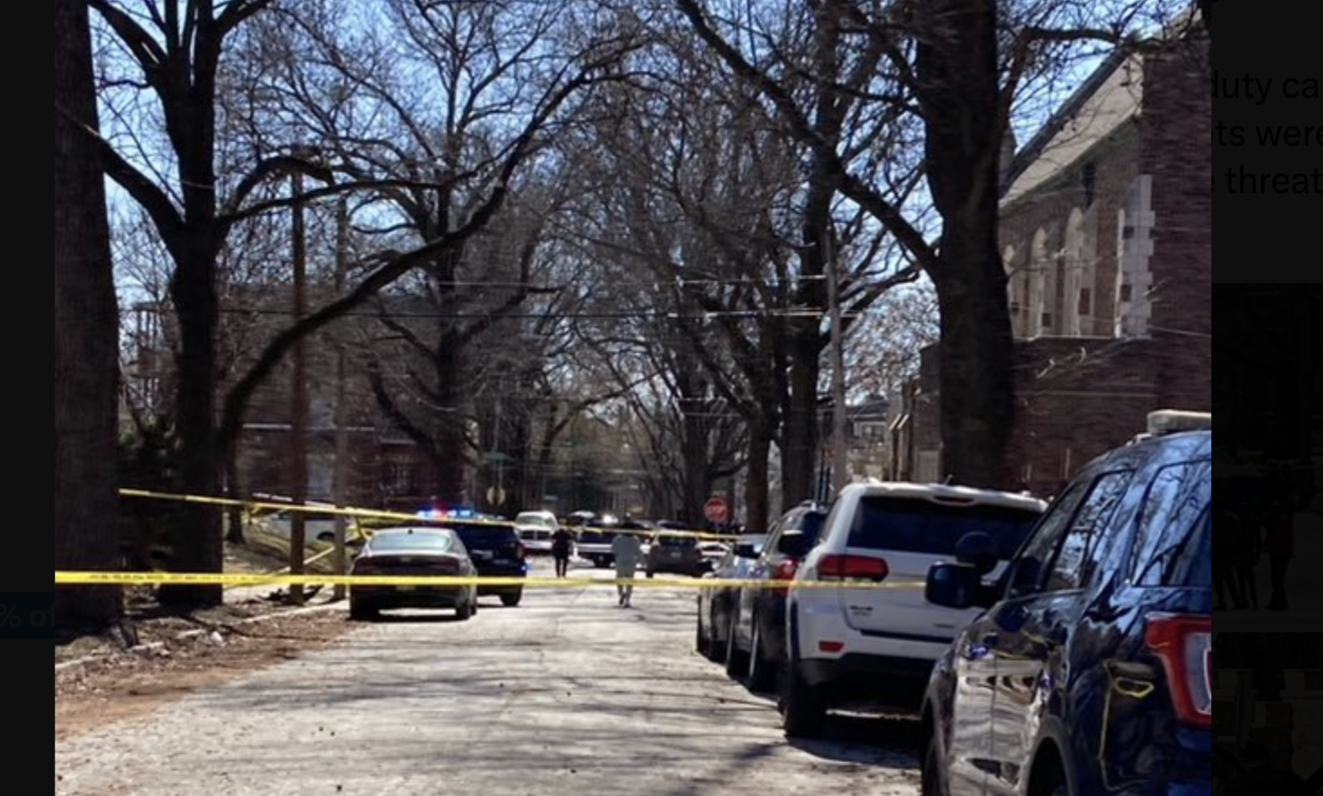 Photo near the crime scene by Sheriff Daryl Forte'