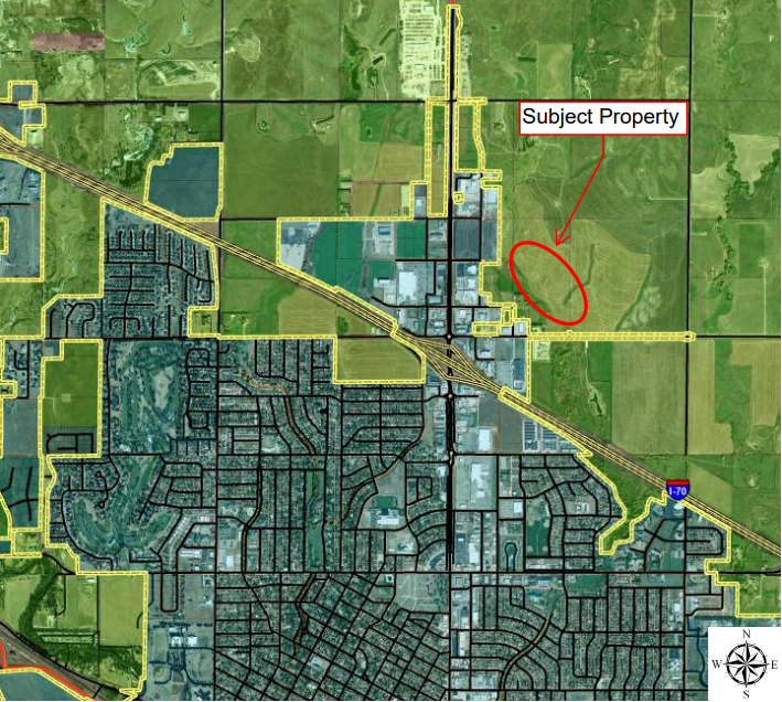 1375 E. 41st St. location map. City of Hays