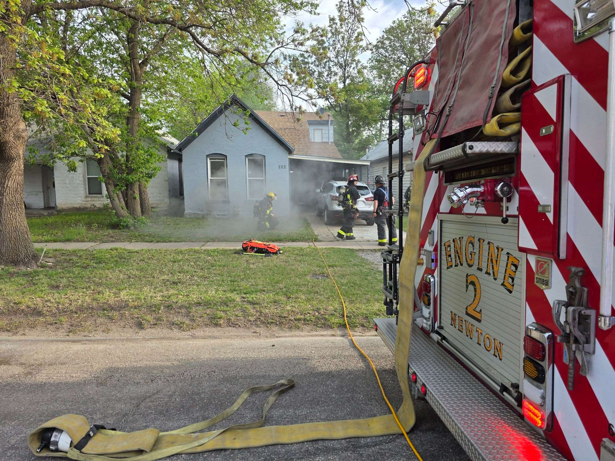 Newton house fire - Courtesy Newton Fire Department