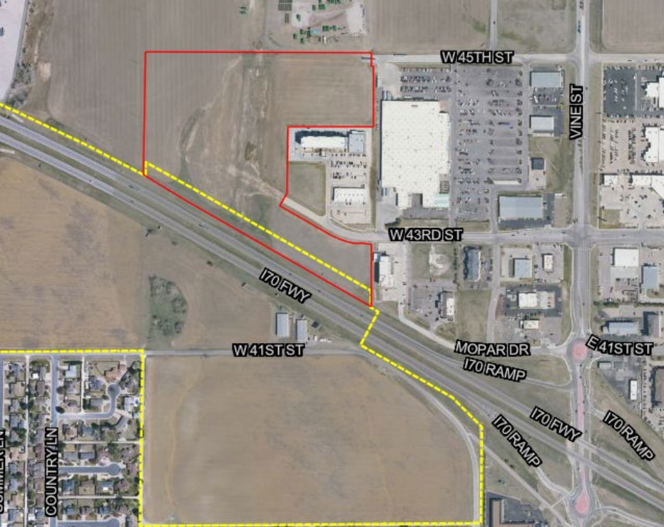 Proposed Pioneer Run housing project north of Interstate 70