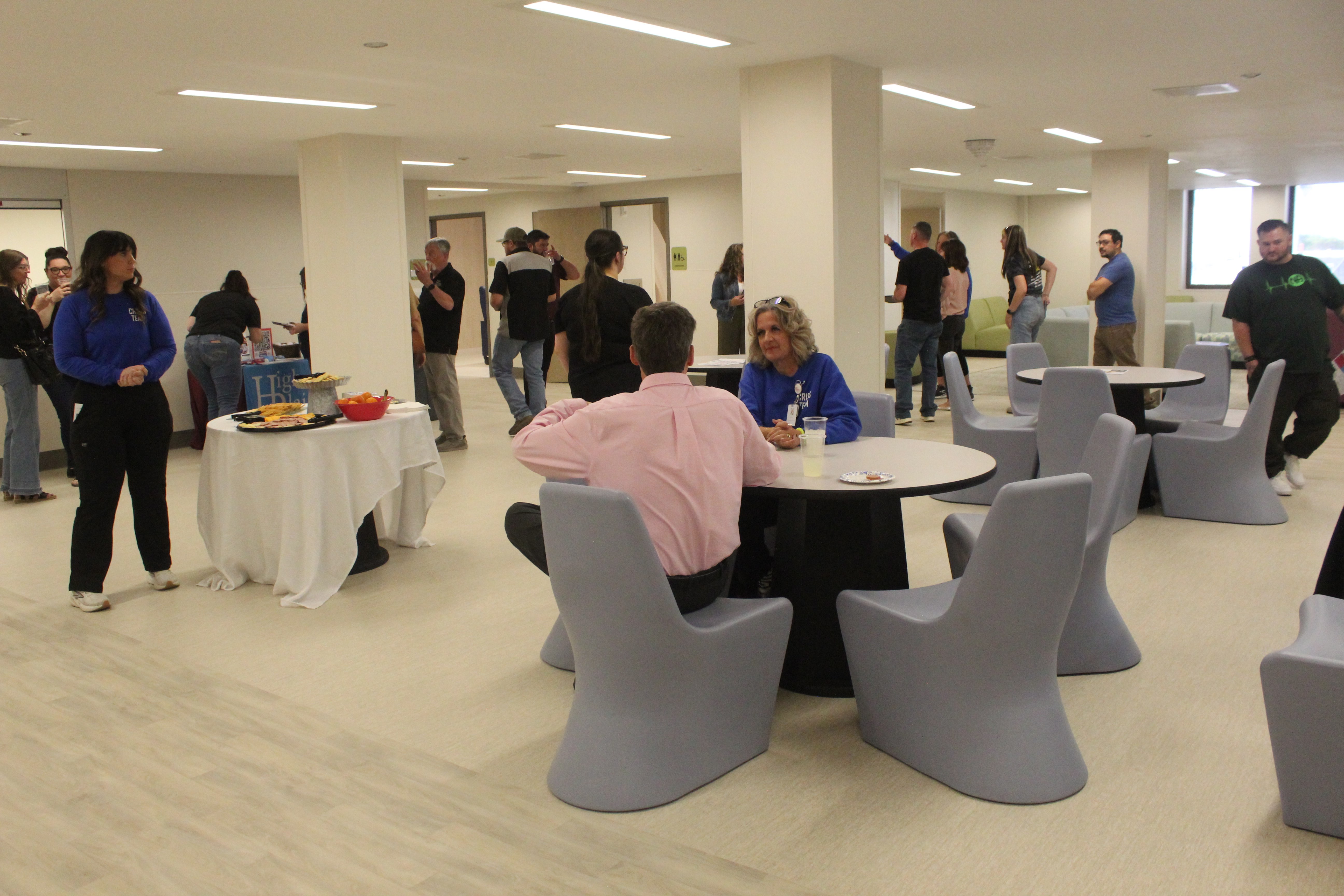 Crisis Intervention Center dinning area. The center will care for people suffering acute mental health crises. It has capacity for 16 patients.&nbsp;Photo by Cristina Janney/Hays Post