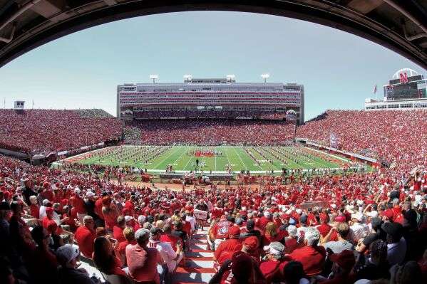  Fans fill Memorial Stadium in Lincoln Neb., on Saturday, Sept. 17, 2016, as Nebraska plays Oregon in an NCAA college football game. (AP Photo/Nati Harnik File, File)